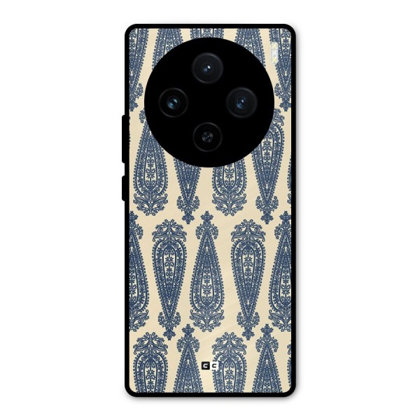 Kalamkari Design Metal Back Case for Vivo X100