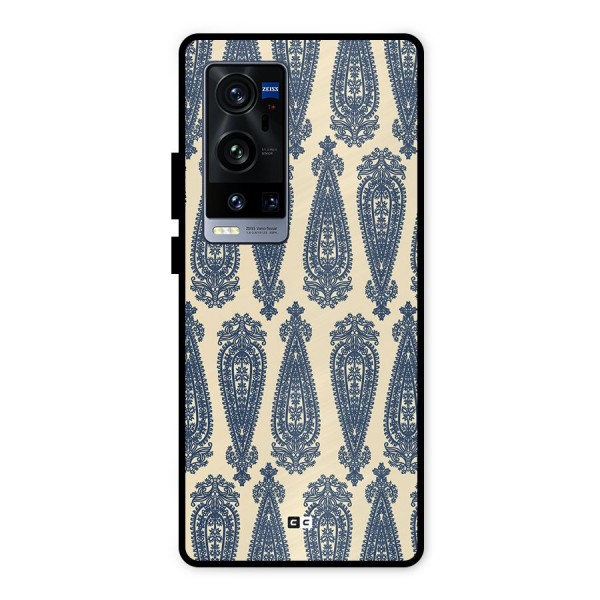 Kalamkari Design Metal Back Case for Vivo X60 Pro Plus