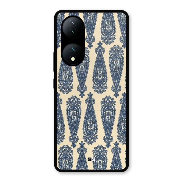 Kalamkari Design Metal Back Case for Vivo Y100