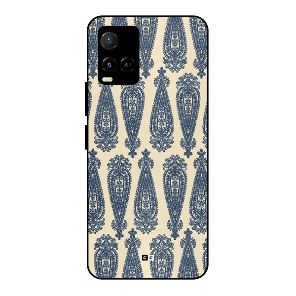 Kalamkari Design Metal Back Case for Vivo Y21