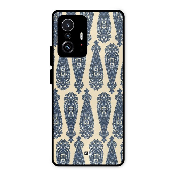 Kalamkari Design Metal Back Case for Xiaomi 11T Pro