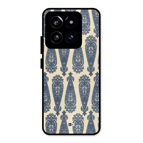 Kalamkari Design Metal Back Case for Xiaomi 14