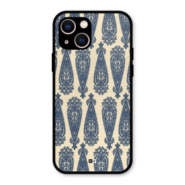 Kalamkari Design Metal Back Case for iPhone 13