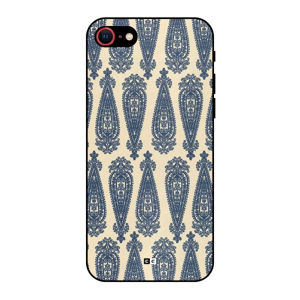 Kalamkari Design Metal Back Case for iPhone 7