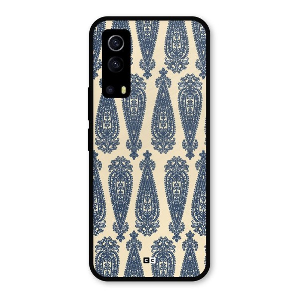 Kalamkari Design Metal Back Case for iQOO Z3