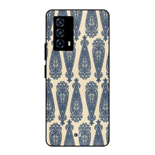 Kalamkari Design Metal Back Case for iQOO Z5