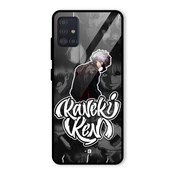 Kaneki Ken Manga Art Glass Back Case for Galaxy A51