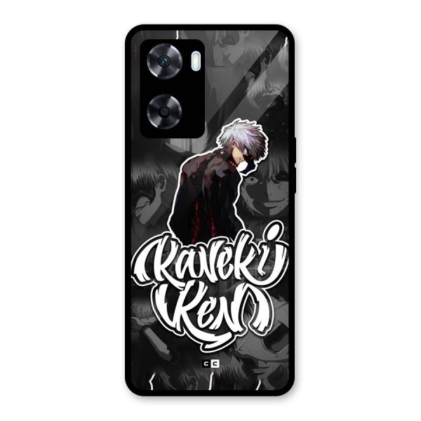 Kaneki Ken Manga Art Glass Back Case for Oppo A77s