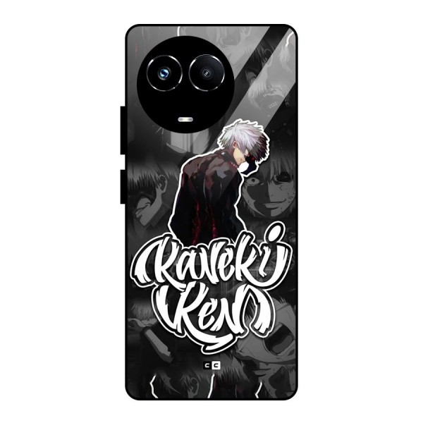 Kaneki Ken Manga Art Glass Back Case for Realme 11X