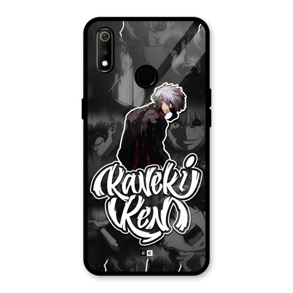 Kaneki Ken Manga Art Glass Back Case for Realme 3