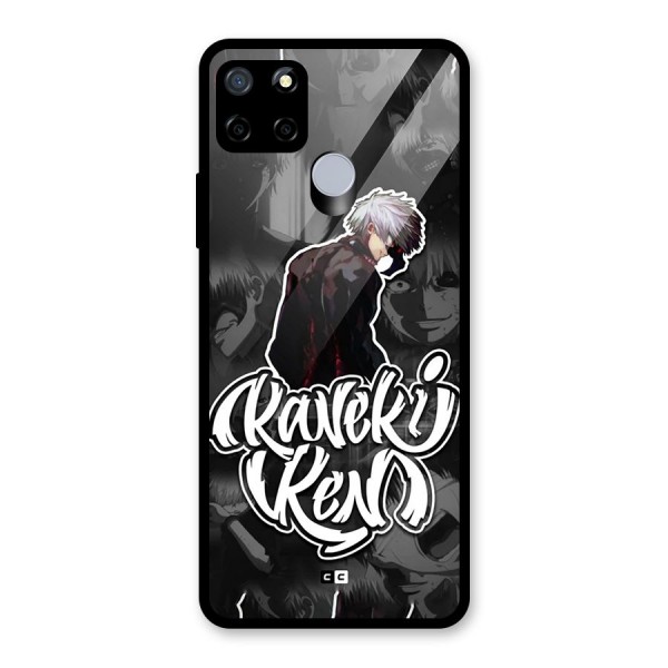 Kaneki Ken Manga Art Glass Back Case for Realme C15