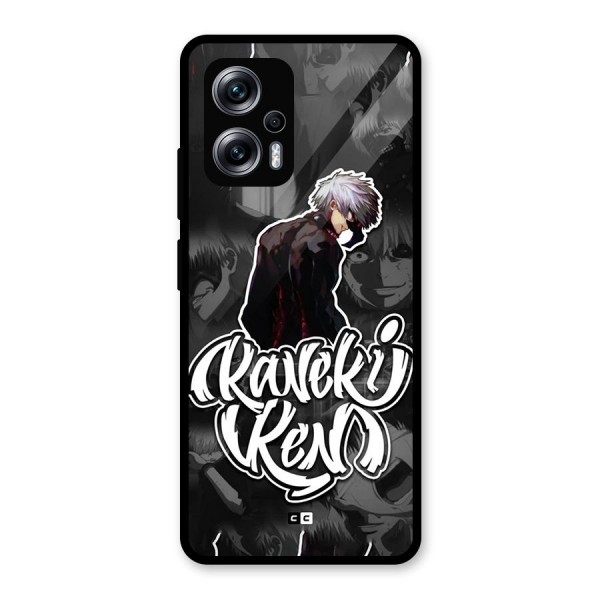 Kaneki Ken Manga Art Glass Back Case for Redmi K50i