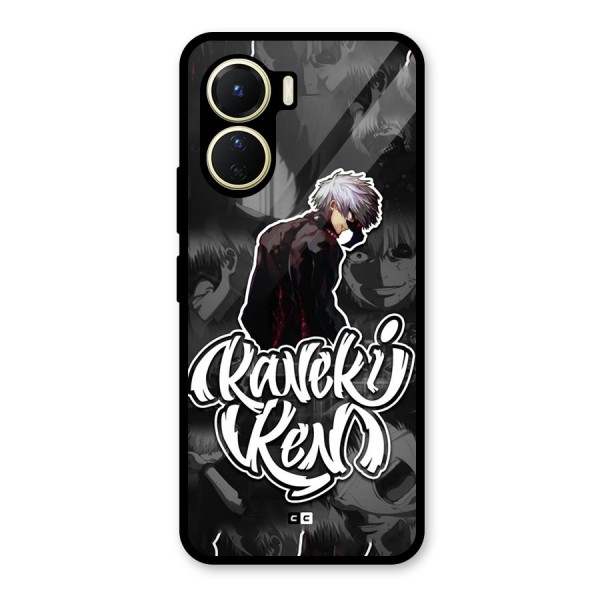 Kaneki Ken Manga Art Glass Back Case for Vivo Y16