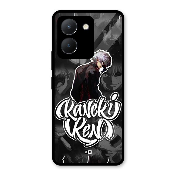 Kaneki Ken Manga Art Glass Back Case for Vivo Y36