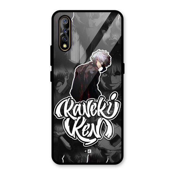 Kaneki Ken Manga Art Glass Back Case for Vivo Z1x