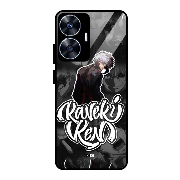 Kaneki Ken Manga Art Glass Back Case for realme C55