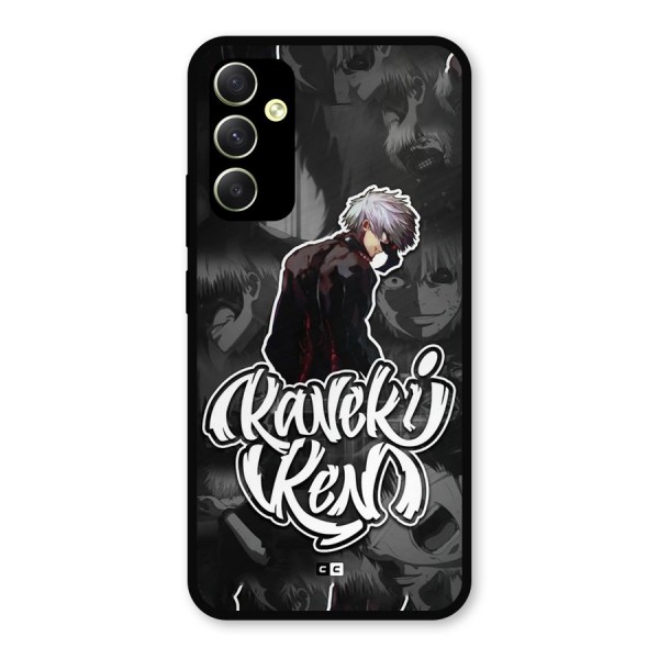 Kaneki Ken Manga Art Metal Back Case for Galaxy A34