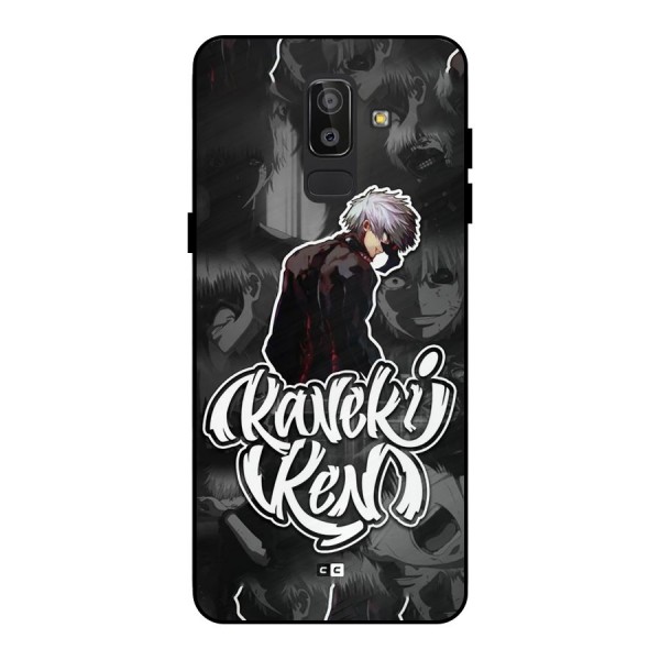 Kaneki Ken Manga Art Metal Back Case for Galaxy J8