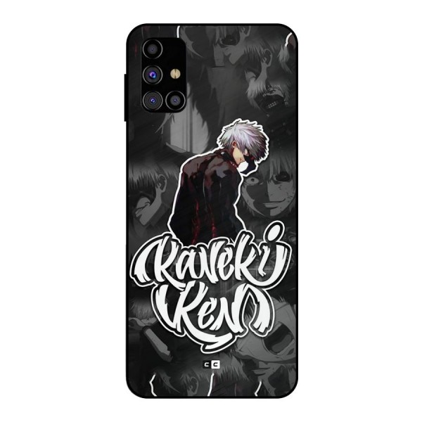 Kaneki Ken Manga Art Metal Back Case for Galaxy M31s