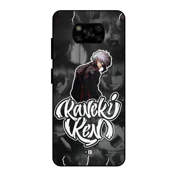 Kaneki Ken Manga Art Metal Back Case for Poco X3