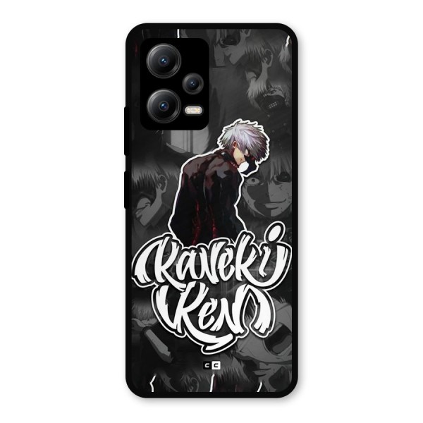 Kaneki Ken Manga Art Metal Back Case for Poco X5