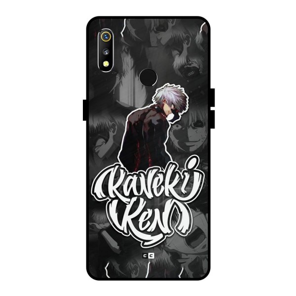 Kaneki Ken Manga Art Metal Back Case for Realme 3