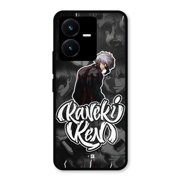 Kaneki Ken Manga Art Metal Back Case for Vivo Y22s