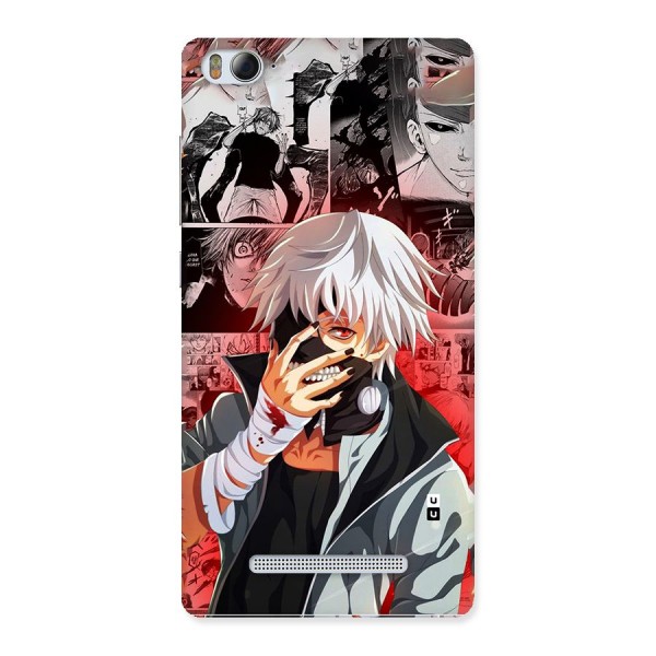 Kaneki Ken Manga Style Back Case for Mi4i