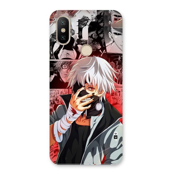 Kaneki Ken Manga Style Back Case for Mi A2