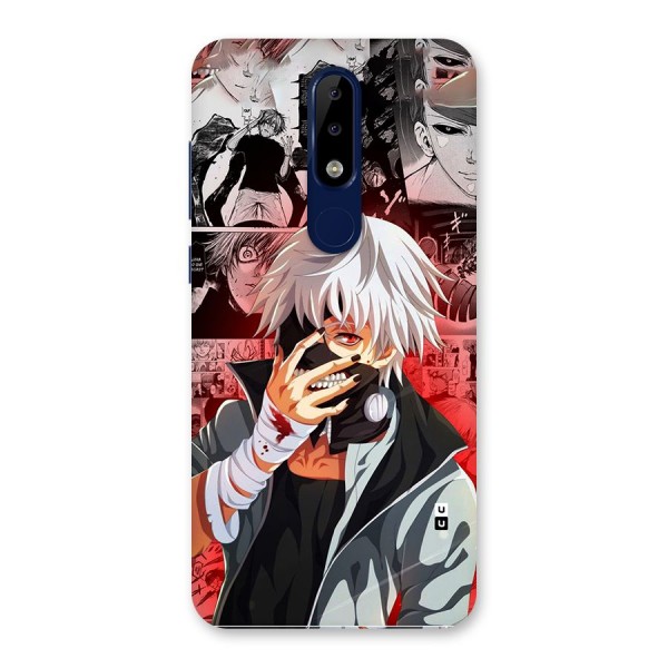 Kaneki Ken Manga Style Back Case for Nokia 5.1 Plus