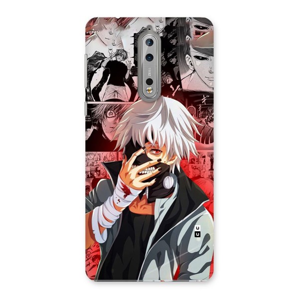 Kaneki Ken Manga Style Back Case for Nokia 8