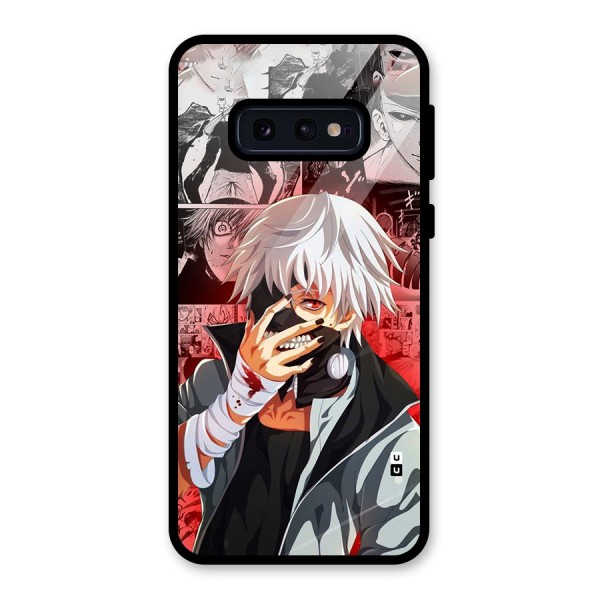 Kaneki Ken Manga Style Glass Back Case for Galaxy S10e