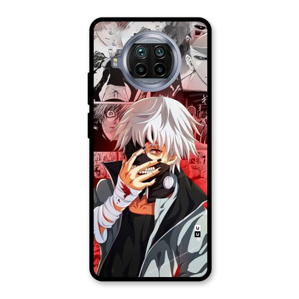 Kaneki Ken Manga Style Glass Back Case for Mi 10i