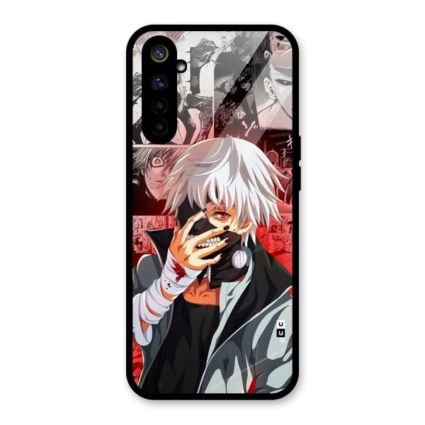 Kaneki Ken Manga Style Glass Back Case for Realme 6i