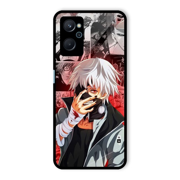 Kaneki Ken Manga Style Glass Back Case for Realme 9i