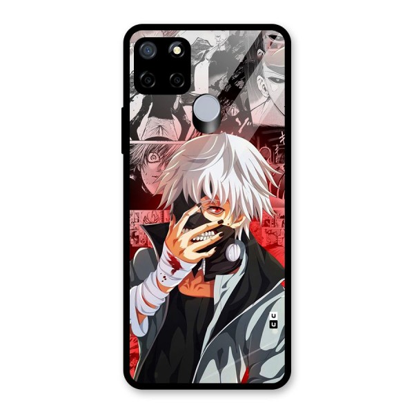 Kaneki Ken Manga Style Glass Back Case for Realme C15