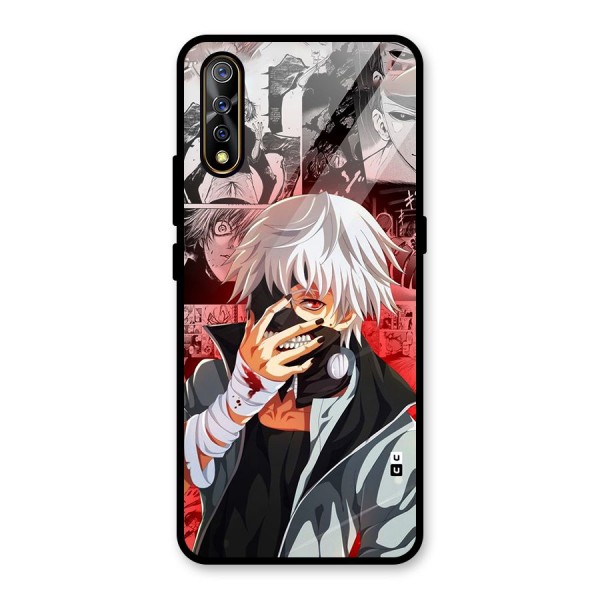 Kaneki Ken Manga Style Glass Back Case for Vivo Z1x