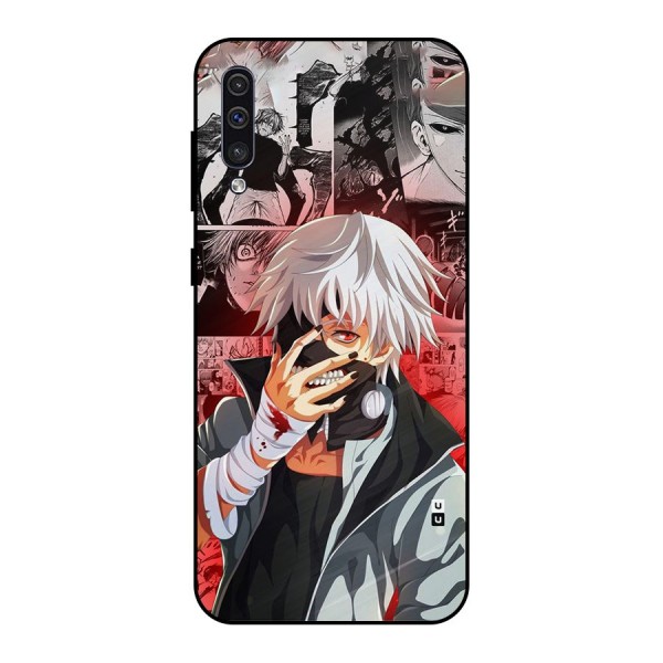 Kaneki Ken Manga Style Metal Back Case for Galaxy A50s