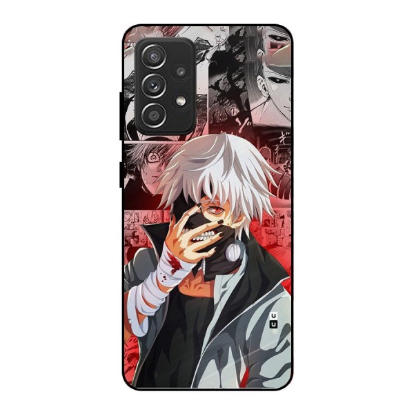 Kaneki Ken Manga Style Metal Back Case for Galaxy A52