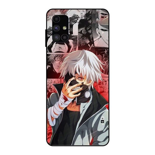 Kaneki Ken Manga Style Metal Back Case for Galaxy M51