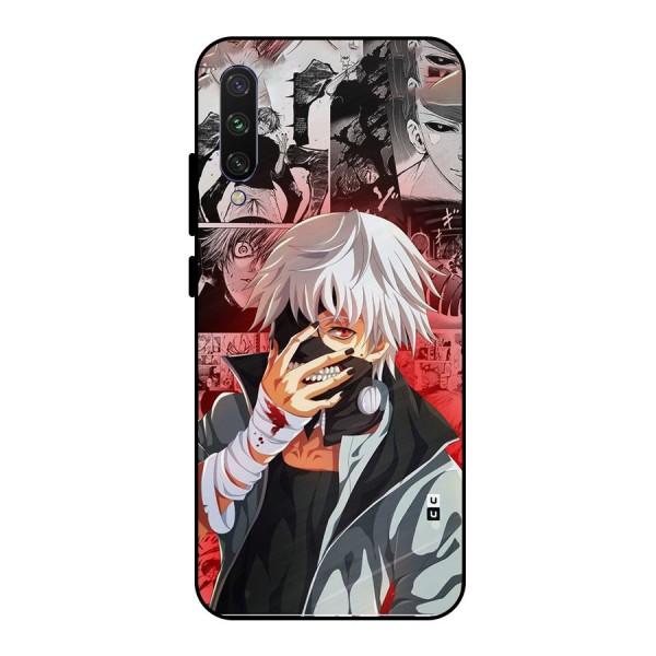 Kaneki Ken Manga Style Metal Back Case for Mi A3