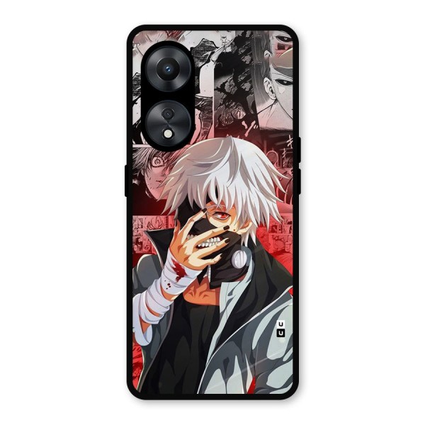 Kaneki Ken Manga Style Metal Back Case for Oppo A78