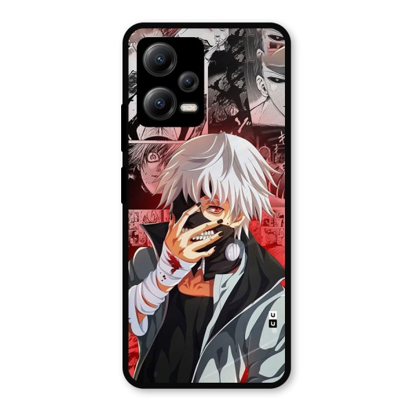 Kaneki Ken Manga Style Metal Back Case for Poco X5