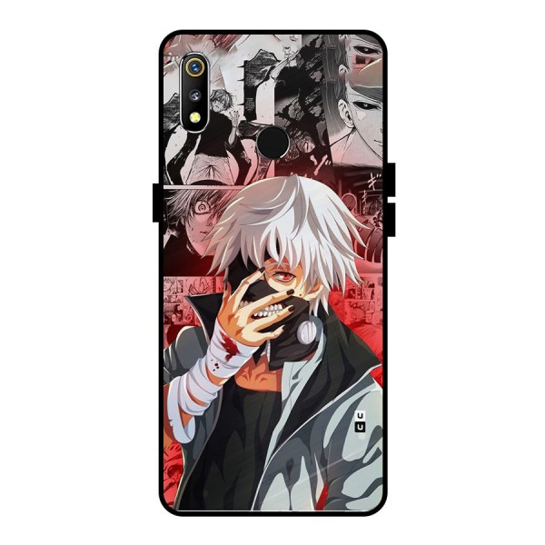 Kaneki Ken Manga Style Metal Back Case for Realme 3