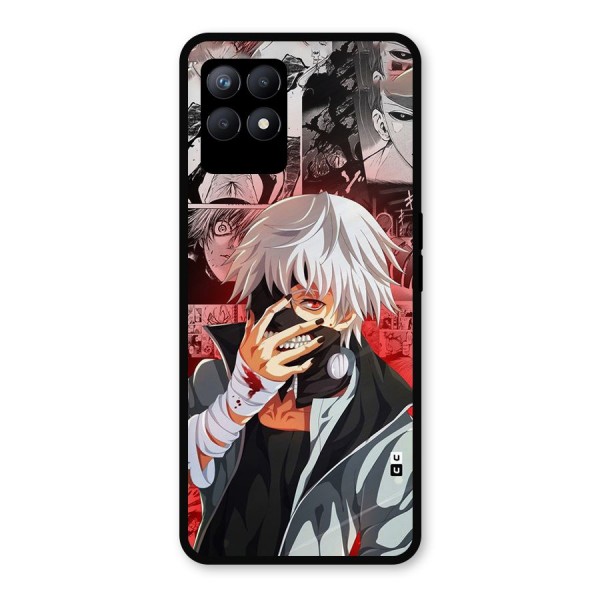 Kaneki Ken Manga Style Metal Back Case for Realme 8i