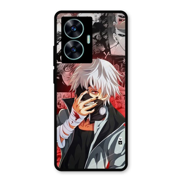 Kaneki Ken Manga Style Metal Back Case for Realme C55