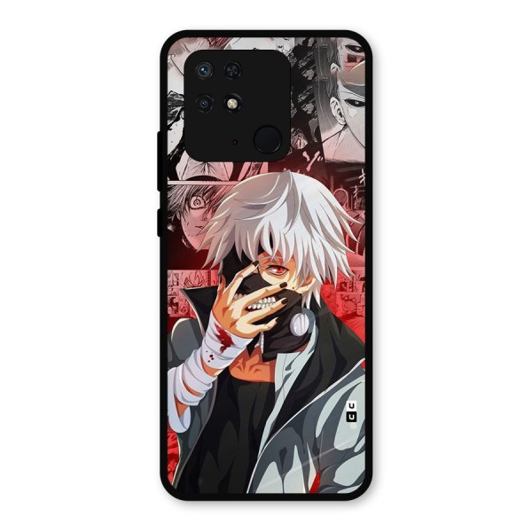 Kaneki Ken Manga Style Metal Back Case for Redmi 10