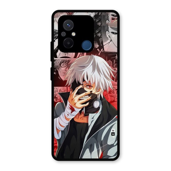 Kaneki Ken Manga Style Metal Back Case for Redmi 12C