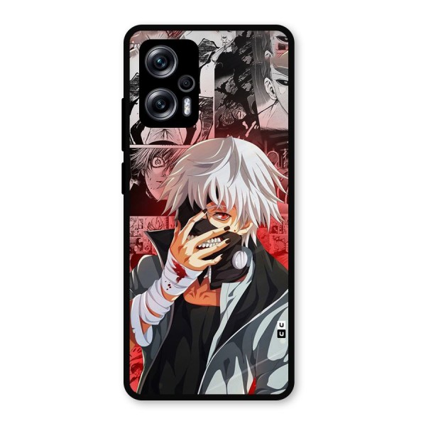 Kaneki Ken Manga Style Metal Back Case for Redmi K50i