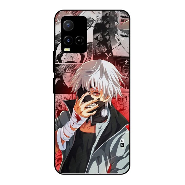 Kaneki Ken Manga Style Metal Back Case for Vivo Y21